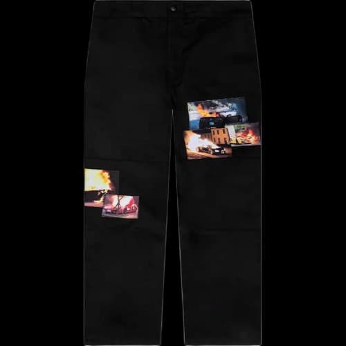 Anti Social Social Club Burnout Work Pant 'Black'