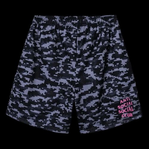 Anti Social Social Club Pixel Camo Short 'Black'