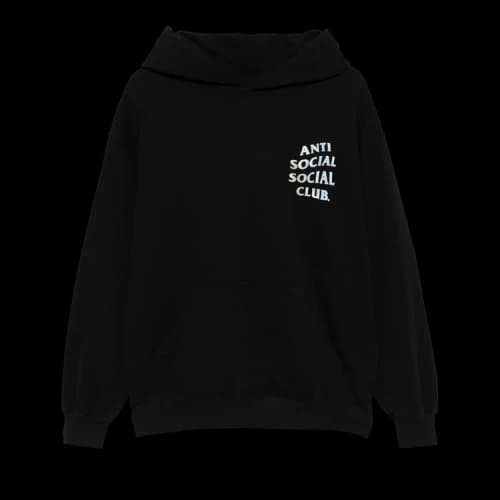 Anti Social Social Club Get Weird Hologram Hoodie 'Black'