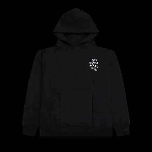Anti Social Social Club Sliced Mind Games Hoodie 'Black'