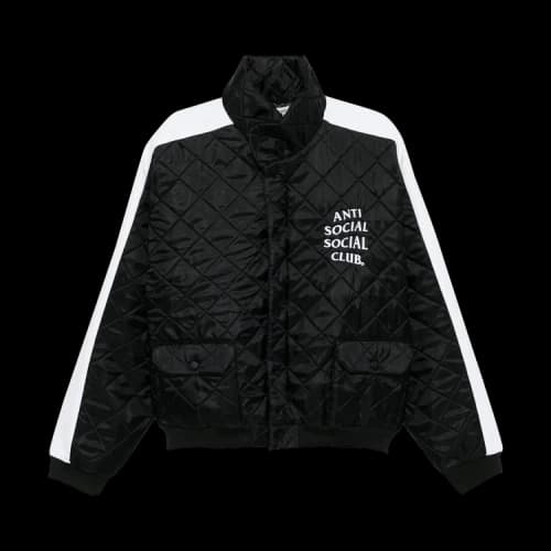 Anti Social Social Club Get Weird Mechanics Jacket 'Black/White'