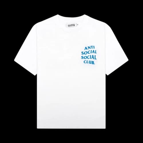 Anti Social Social Club Mind Games Glitter Tee 'White'