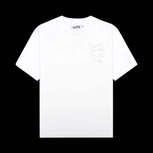 Anti Social Social Club Mind Games Rhinestone Tee 'White'