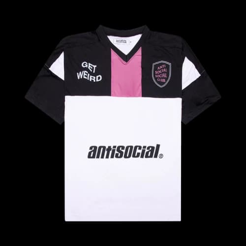 Anti Social Social Club Get Weird Soccer Jersey 'White'