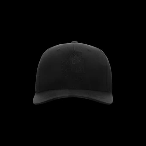 Anti Social Social Club Tonal Embroidered Cap 'Black'