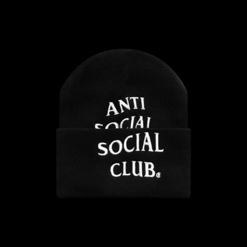 Anti Social Social Club Embroidered Beanie 'Black'