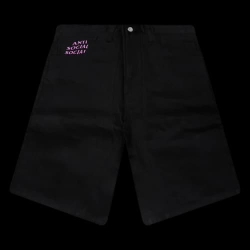 Anti Social Social Club Chainstick Carpenter Shorts 'Black'