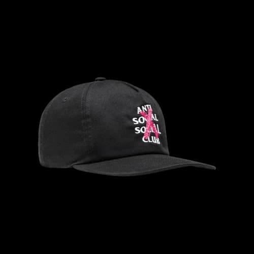 Anti Social Social Club Cancelled Paint Snapback 'Black'