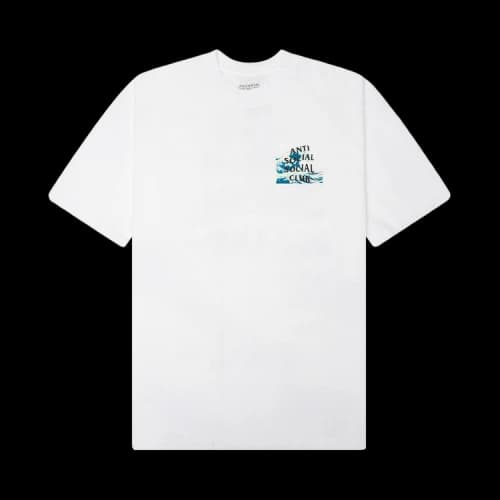 Anti Social Social Club Tonkatsu' The Great Wave Tee 'White'