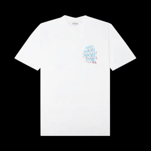 Anti Social Social Club Distressed T-Shirt 'White'