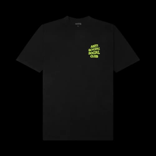 Anti Social Social Club I Glow In The Dark T-Shirt 'Black'