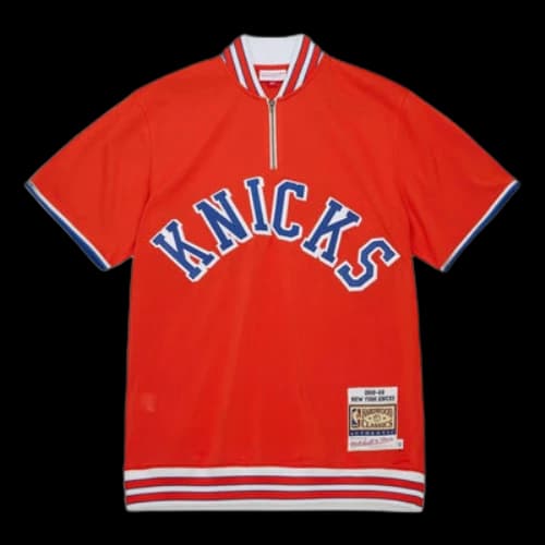 Mitchell & Ness x NBA New York Knicks 1968-69 Shooting Shirt 'Orange'