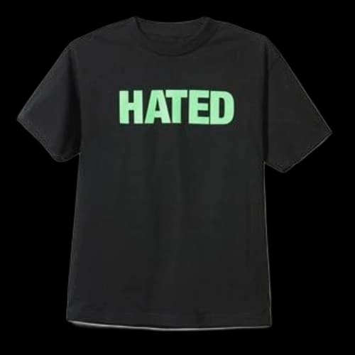 Anti Social Social Club ASSC Fluorescent Green logo Short Sleeve Unisex Black