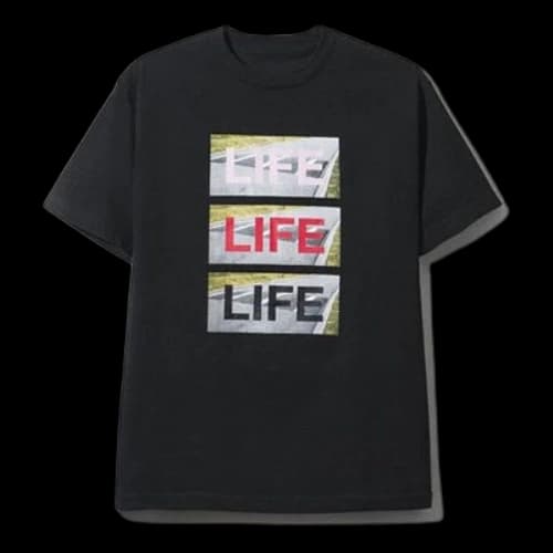 Anti Social Social Club ASSC Track Short Sleeve Unisex Black T-Shirt