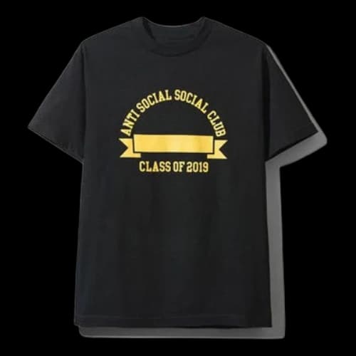 Anti Social Social Club ASSC Casual Short Sleeve Unisex Black