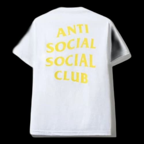 ANTI SOCIAL SOCIAL CLUB Multi-Color Gradient Short Sleeve Unisex White
