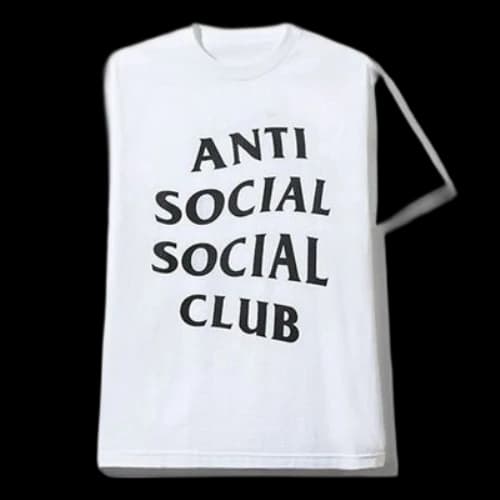 ANTI SOCIAL SOCIAL CLUB Unisex Logo Tee White