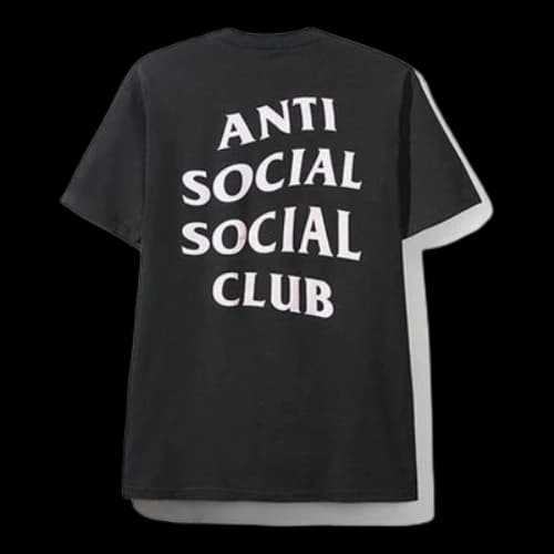 ANTI SOCIAL SOCIAL CLUB Unisex Printing Tee Black