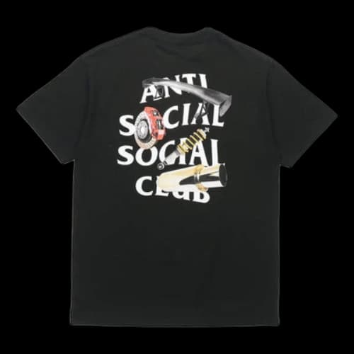 ANTI SOCIAL SOCIAL CLUB Unisex Round-Neck Black