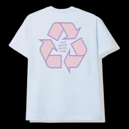 Anti Social Social Club ASSC Environmental Friendly Logo Short Sleeve Unisex Blue