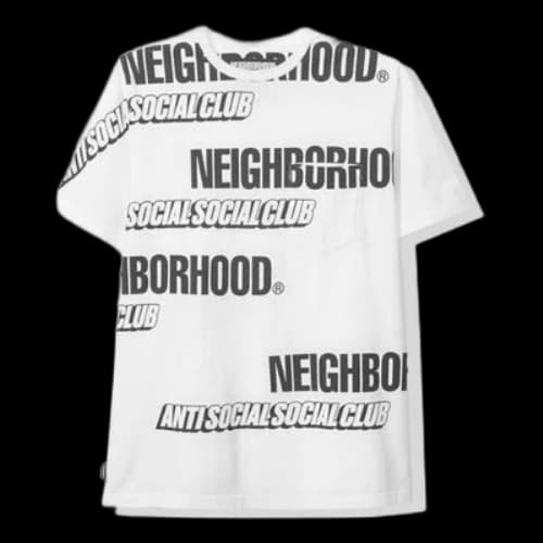 Anti Social Social Club ASSC x NEIGHBORHOOD Crossover Short Sleeve Unisex White