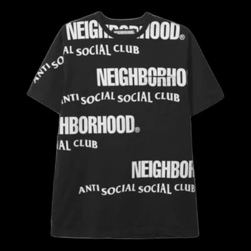 ANTI SOCIAL SOCIAL Club ASSC x NEIGHBORHOOD T Unisex Black
