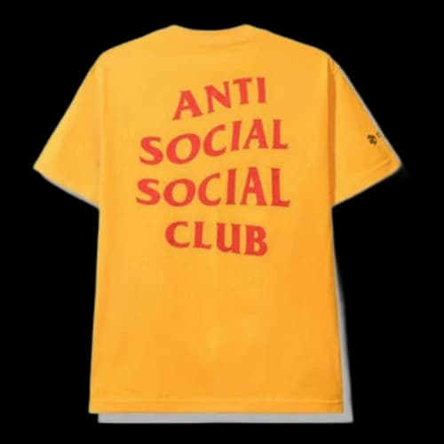 ANTI SOCIAL SOCIAL CLUB x DHL Unisex Printing Tee Yellow
