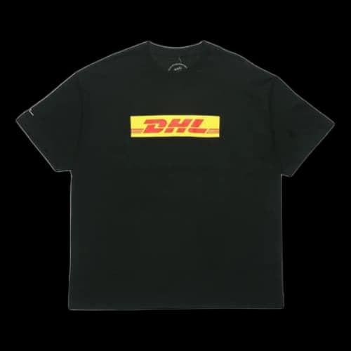 Anti Social Social Club ASSC x DHL Crossover Alphabet Printing Short Sleeve Unisex Black