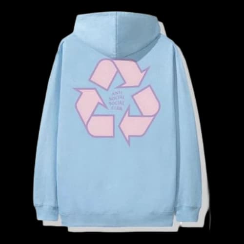 ANTI SOCIAL SOCIAL CLUB Environmental Friendly Large Logo Unisex Blue