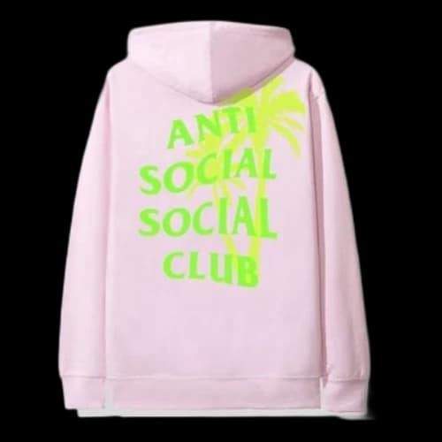 ANTI SOCIAL SOCIAL CLUB China Limited Alphabet Pattern Unisex Pink