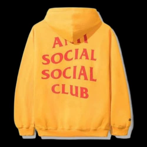 ANTI SOCIAL SOCIAL CLUB x DHL Unisex Letter Printing Yellow