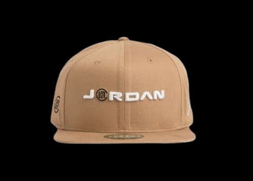 Jordan x CLOT Pro Cap Snapback tan