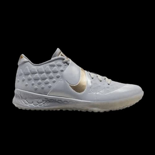 Nike Force Zoom Trout 6 Turf 'Wolf Grey Metallic Gold'