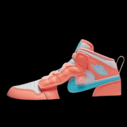(PS) Air Jordan 1 Mid Alt 'White Orange'
