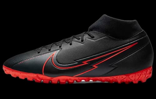 Nike Mercurial Superfly 7 Academy TF Turf 'Black Red'