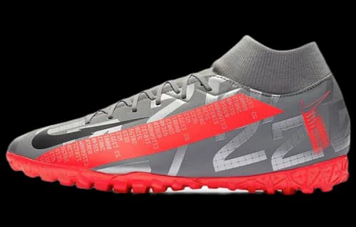 Nike Mercurial Superfly 7 Academy TF Turf 'Grey Red'