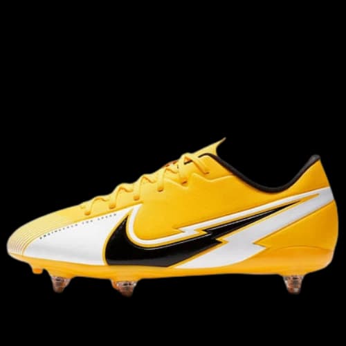 (GS) Nike Jr. Mercurial Vapor 13 Academy SG Soft Ground 'Black Yellow'
