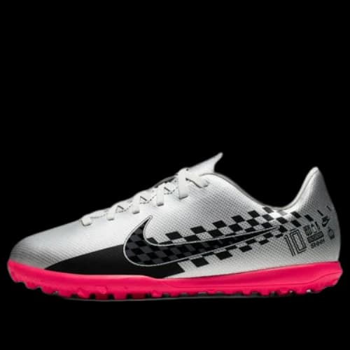 (GS) Nike JR Vapor 13 Club NJR TF Turf 'Black Silver'