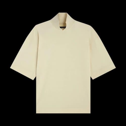 Phoebe Philo Cut Collar T-Shirt 'Cream'