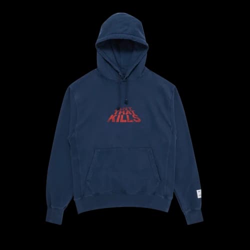 Gallery Dept. ATK Stacked Logo Hoodie Navy