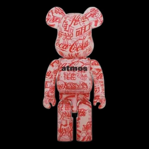 Bearbrick Coca-Cola Coca Cola x atmos x BE@RBRICK Clear Body Red White 1000%