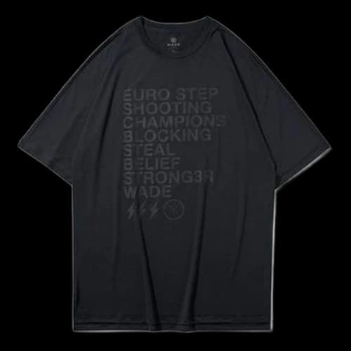 Li-Ning Wade Series Alphabet Printing Short Sleeve Tee 'Black'