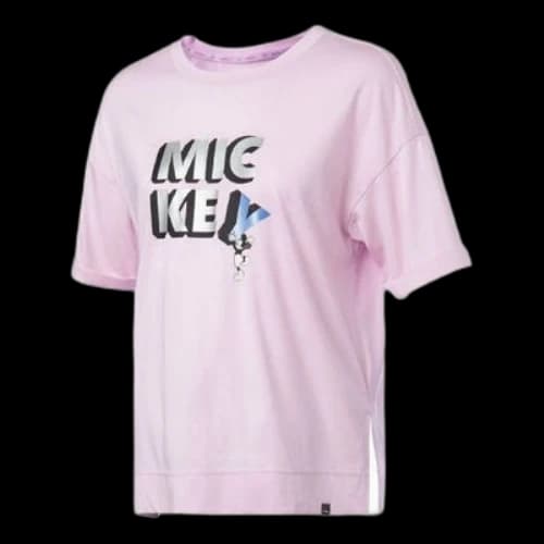 Li-Ning x Disney Crossover Alphabet Printing Tee 'Purple Silver' (Women's)