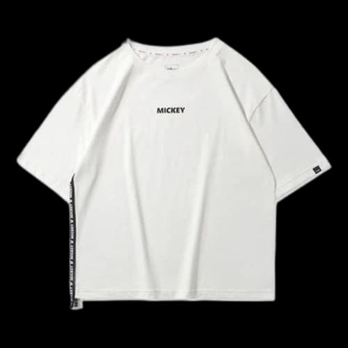 Li-Ning x Disney Crossover Loose Casual Sports Short Sleeve White
