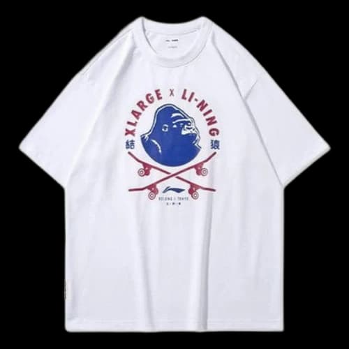 Li-Ning x XLARGE Crossover Pattern Short Sleeve White