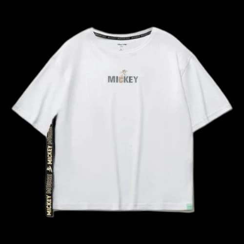 Li-Ning x Disney Crossover Training Sports Short Sleeve Tee 'White' (Women's)