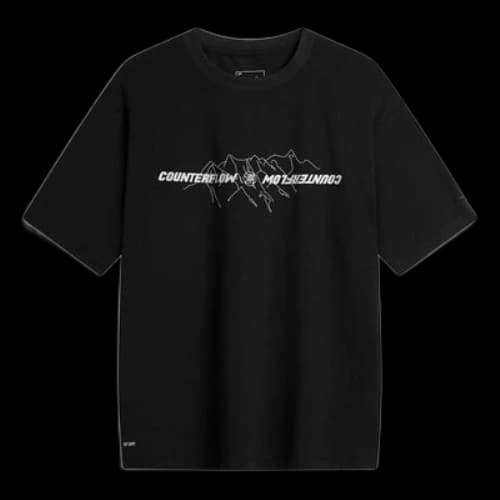 Li-Ning Counterflow Graphic T-shirt 'Black'