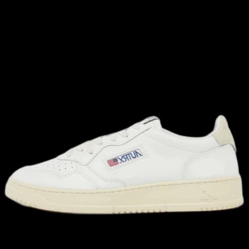 AUTRY Medalist Low Leather 'White'