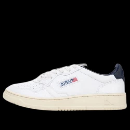 AUTRY Medalist Low Leather 'White Black'