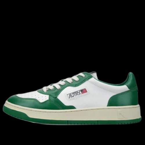 Autry Medalist Low Leather 'Green White'